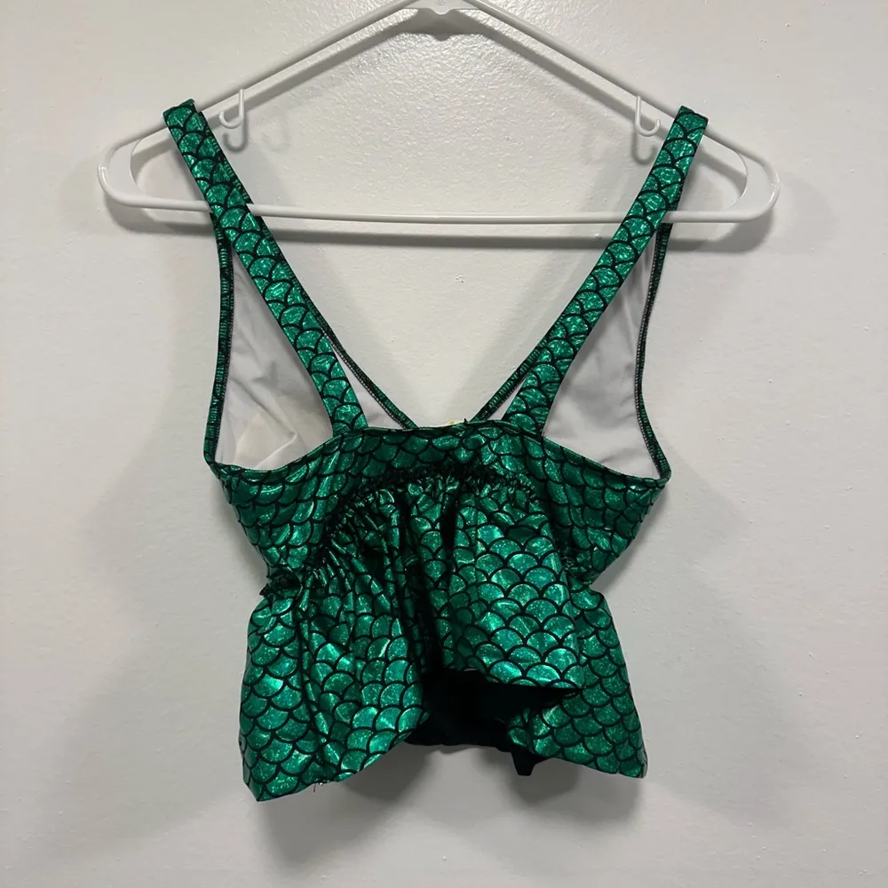 Kortni Jeane mermaid swimsuit! Peplum top new out tags! Size XS! - Image 3