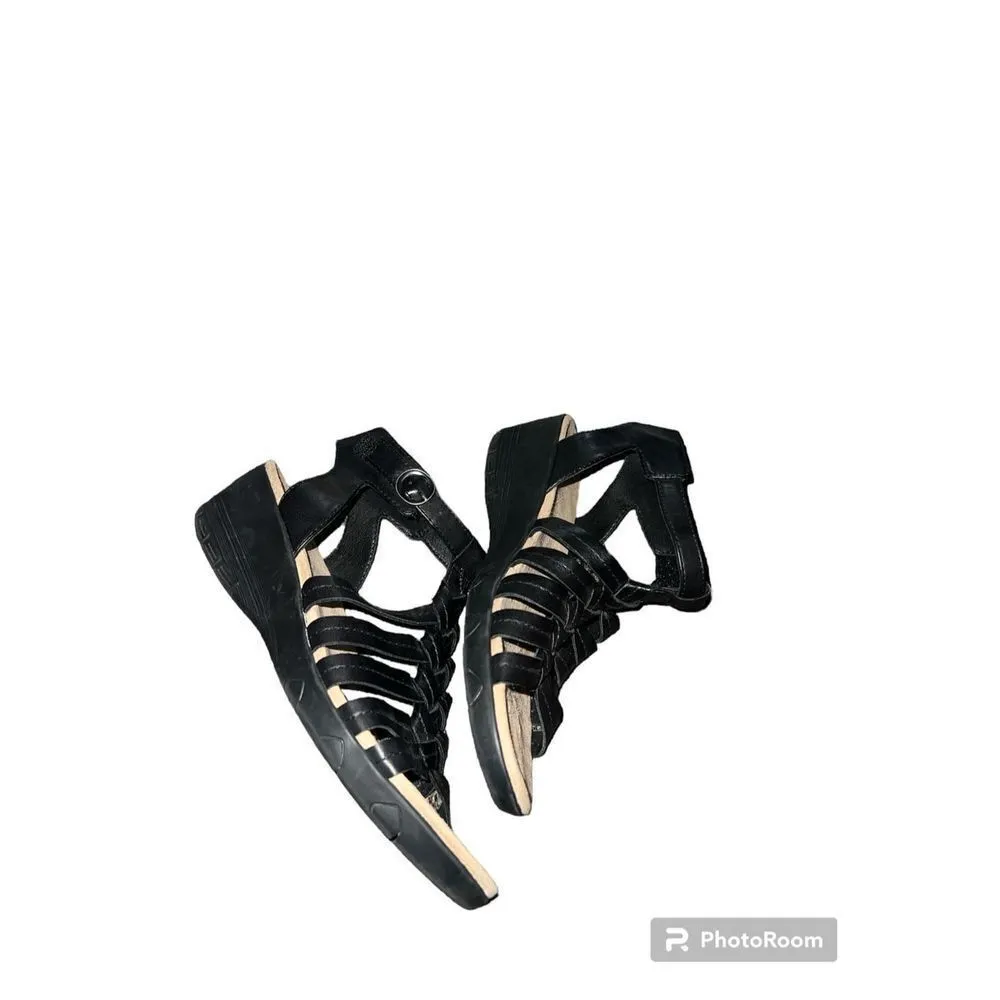 ✨Yuu Womens Hilly Comfortable Strap Sandals with Memory Foam Insole✨ Black Size 10 - Image 5