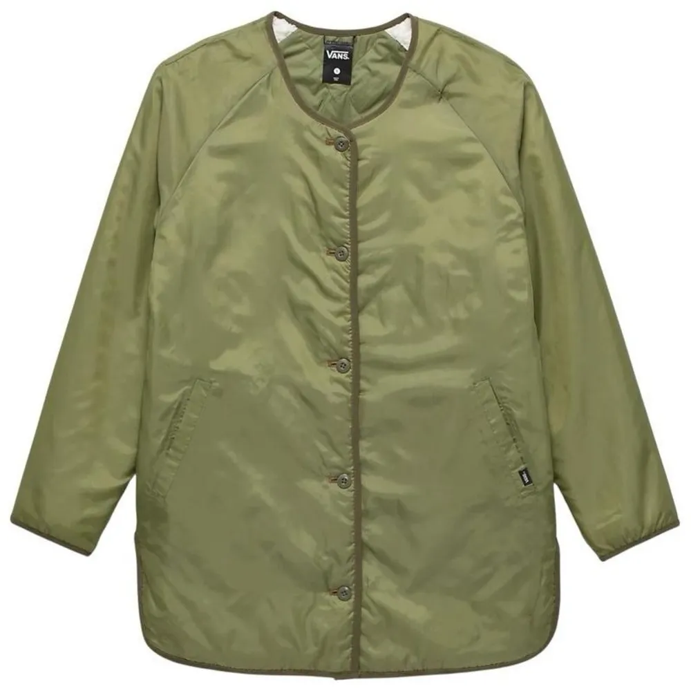 Vans Peake Quilted Liner Coat reversible Jacket Womens medium - Image 6