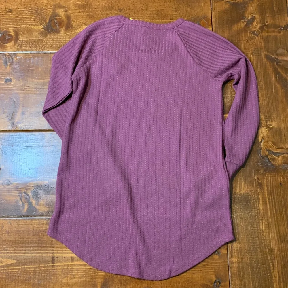 NWT Chaser Waffle Knit Long Sleeve Top small - Image 5
