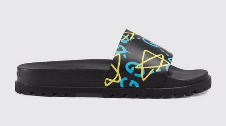 Gucci Ghost Graffiti Slide - Image 2
