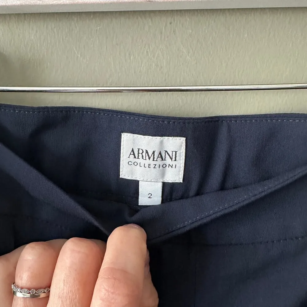 Armani Collezioni | Navy Dress Pants 2 - Image 4