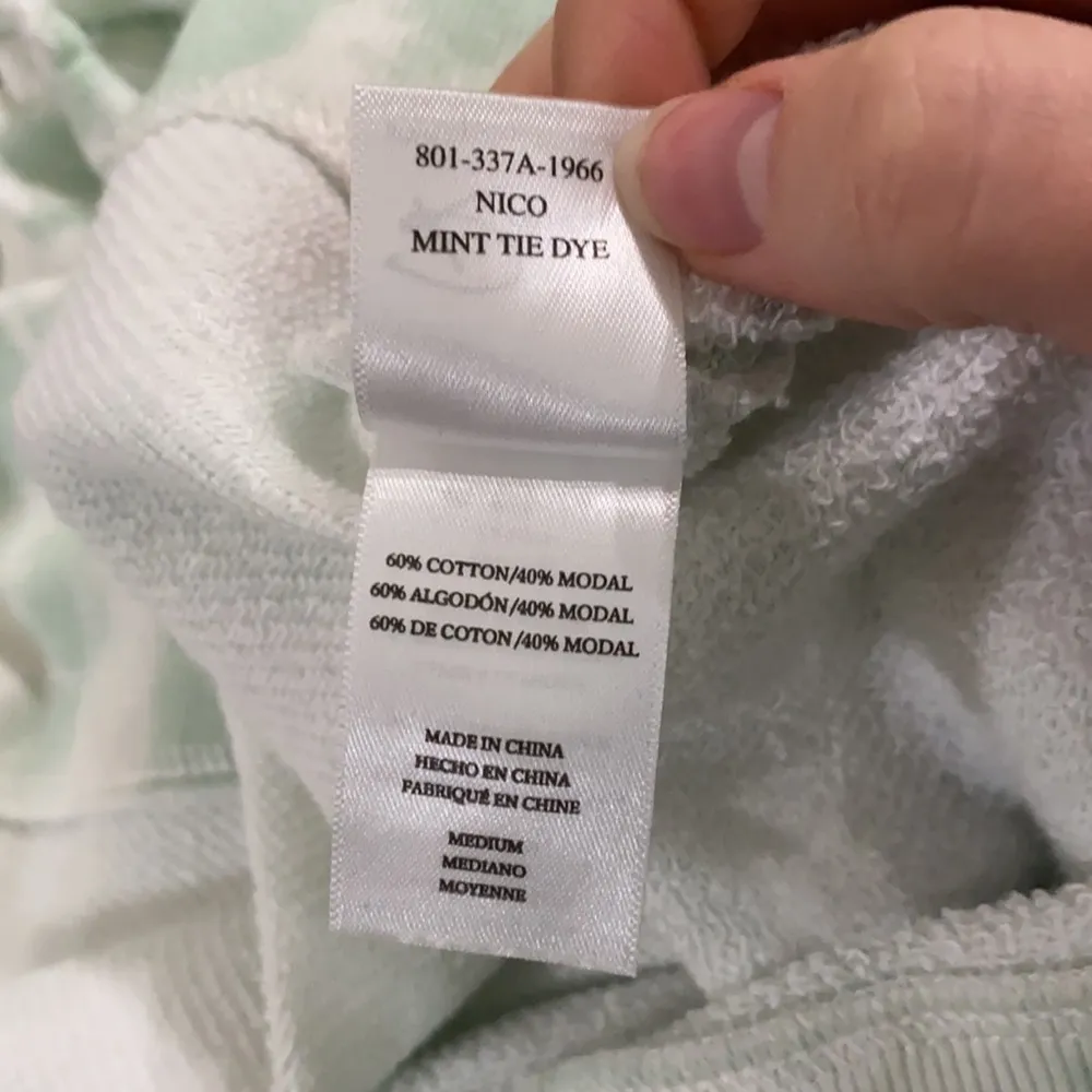 Rails Nico mint tie dye hoodie size M - Image 12