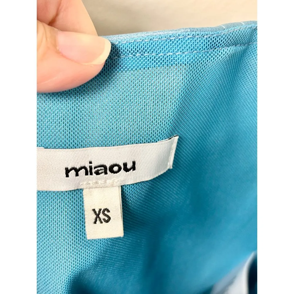 Miaou Leia Strapless Paneled Buffed Faux - Image 5