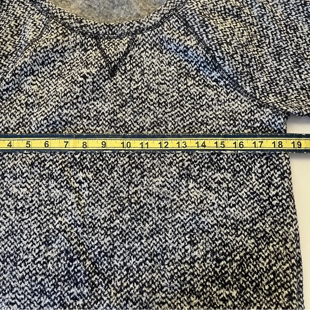 The Limited Black White Marbled Crew Neck Sweater Medium - Image 6