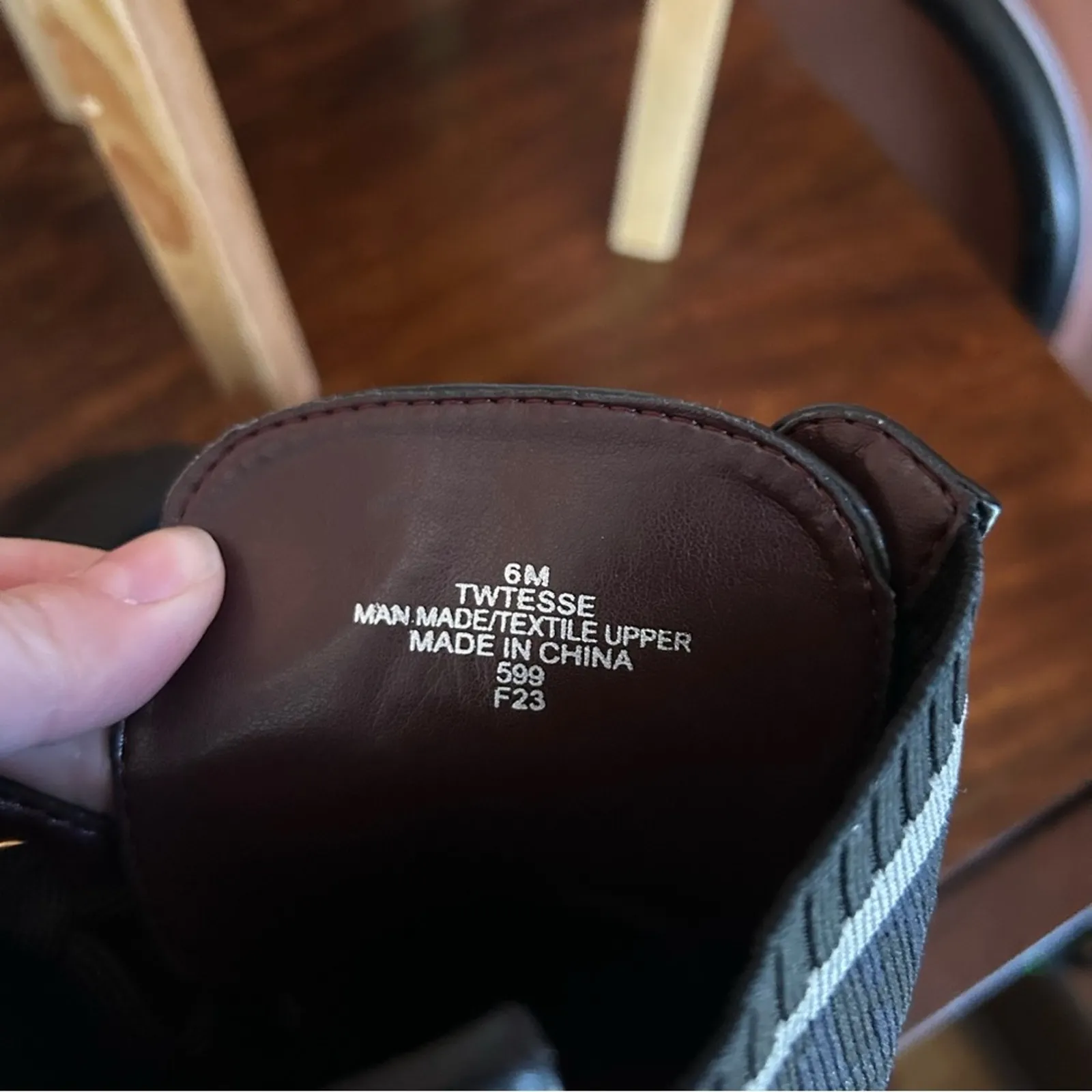 Tommy Hilfiger Women's Tesse Logo Lace up Combat Booties Black Boots‎ NEW Size 6 - Image 9