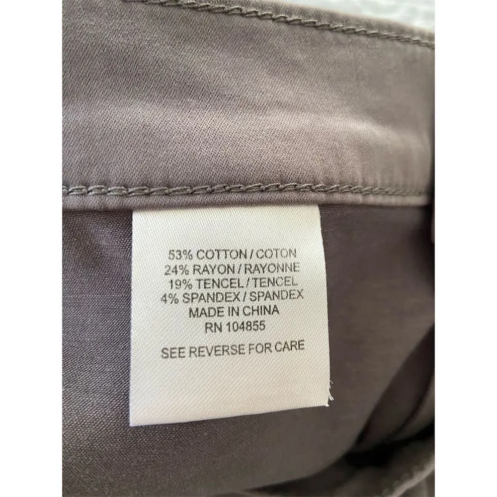 Lila Ryan Zuri Tapered Flat Front Trouser Steel Grey  Size 0 Casual - Image 4