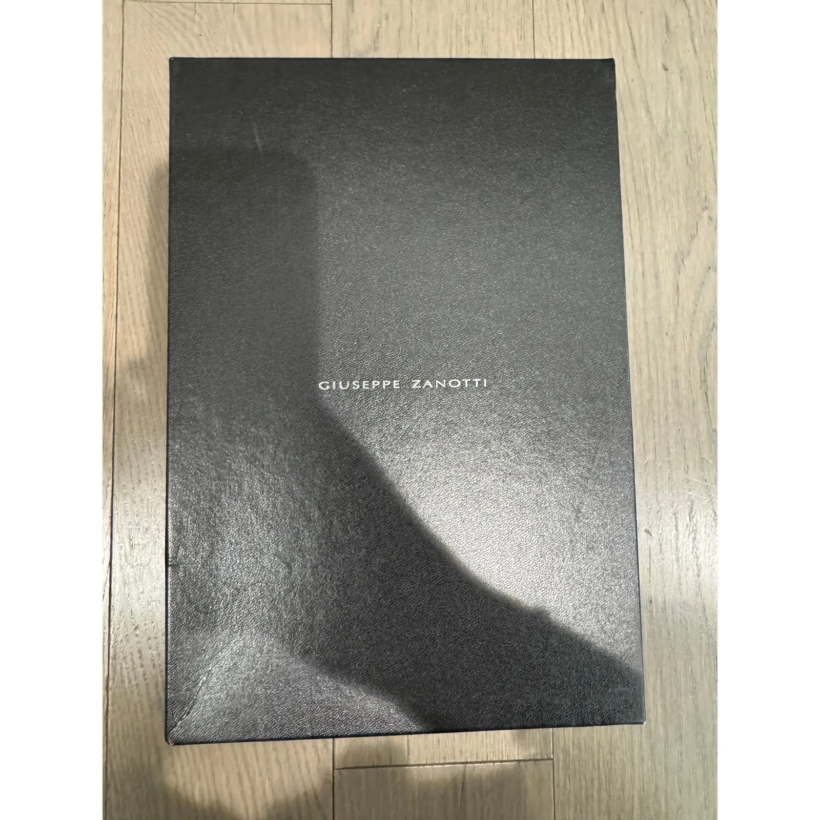 Giuseppe Zanotti Black Flat Crystal Embellished Leather Luxury Sandals Size 40 - Image 10