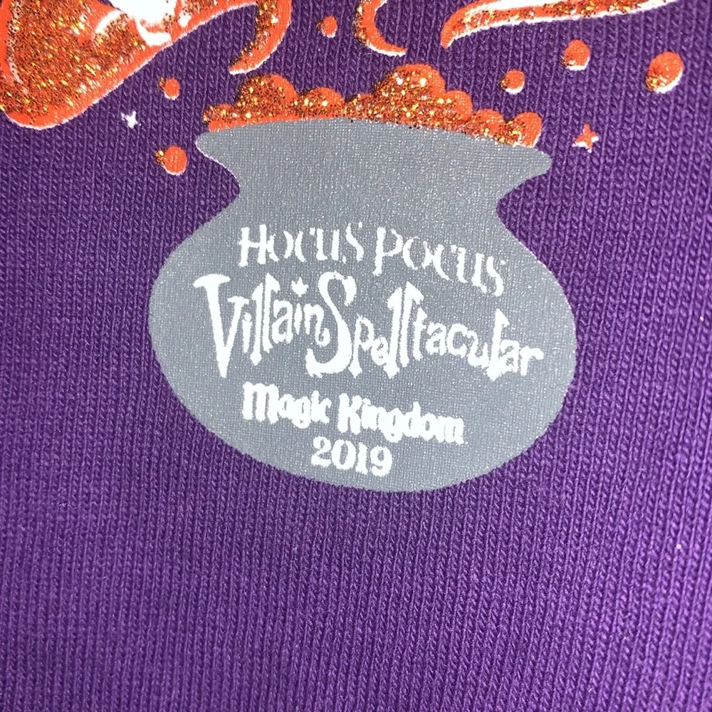 Disney Halloween Party Hocus Pocus Villain Spelltacular Spirit Jersey Sz XS 2019 - Image 6