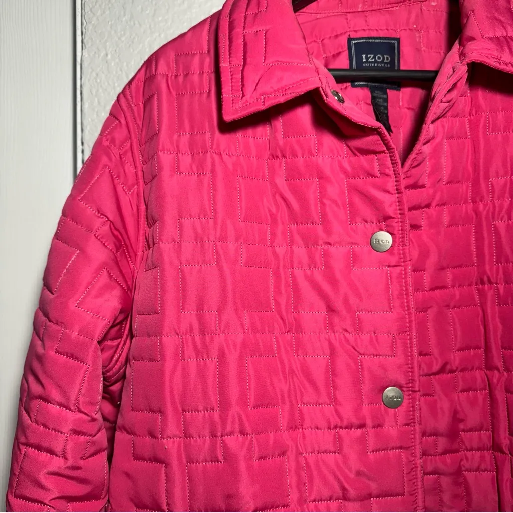 IZOD  • Puffer Jacket • Pink • Pockets • 1X • Winter Attire • Snow Jacket - Image 5