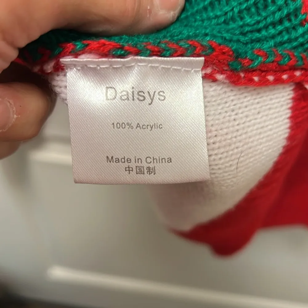 Merry Christmas from Daisy Boutique Women's Ugly Funny Christmas Sweater Red Size L - Image 4