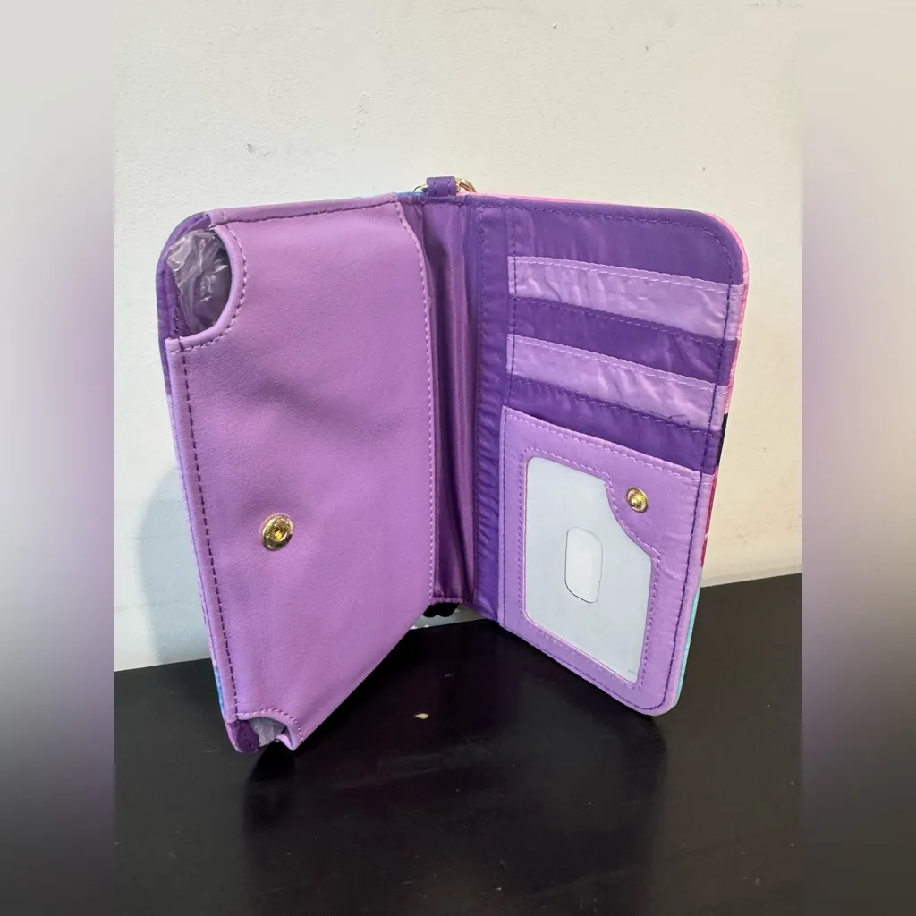 Loungefly Disney Alice In Wonderland Alice & Cheshire Cat Tech Wallet - Image 4