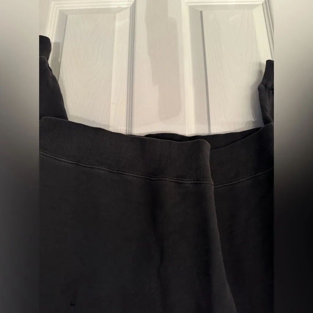 REDONE $70’s Women’s Grey Half Zip Cotton Pullover Sweatshirt Size Large - Image 5