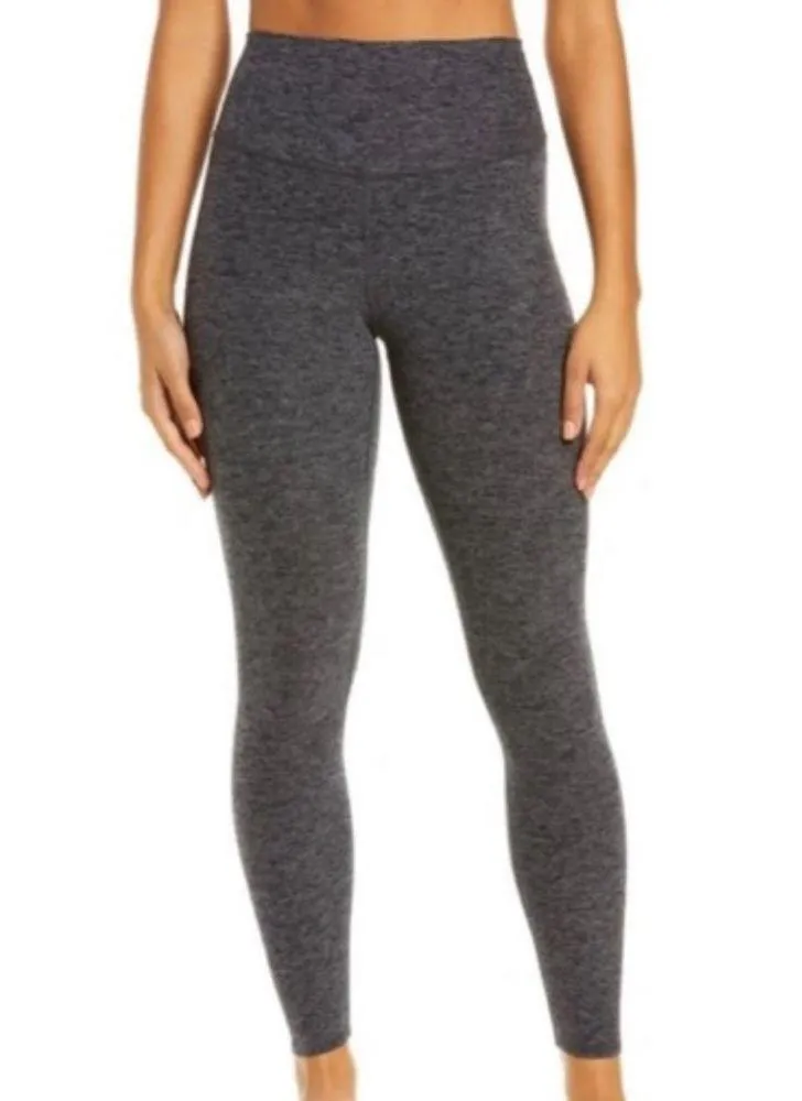 ALO Yoga Alosoft High Waisted Legging Dark Heather Grey - Image 3