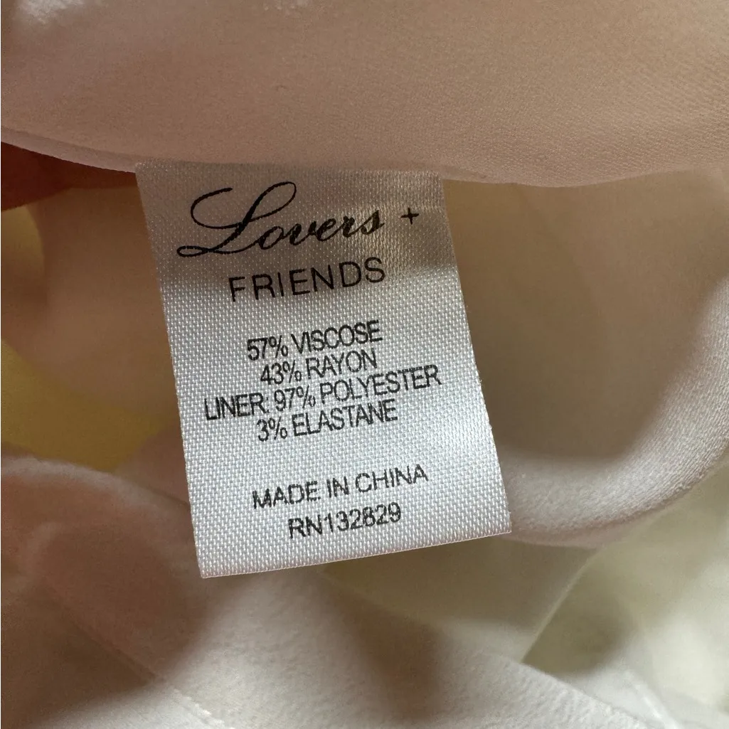 Lovers+Friends Small White High Neck Cut‎ Out Back Mini Dress CP - Image 5