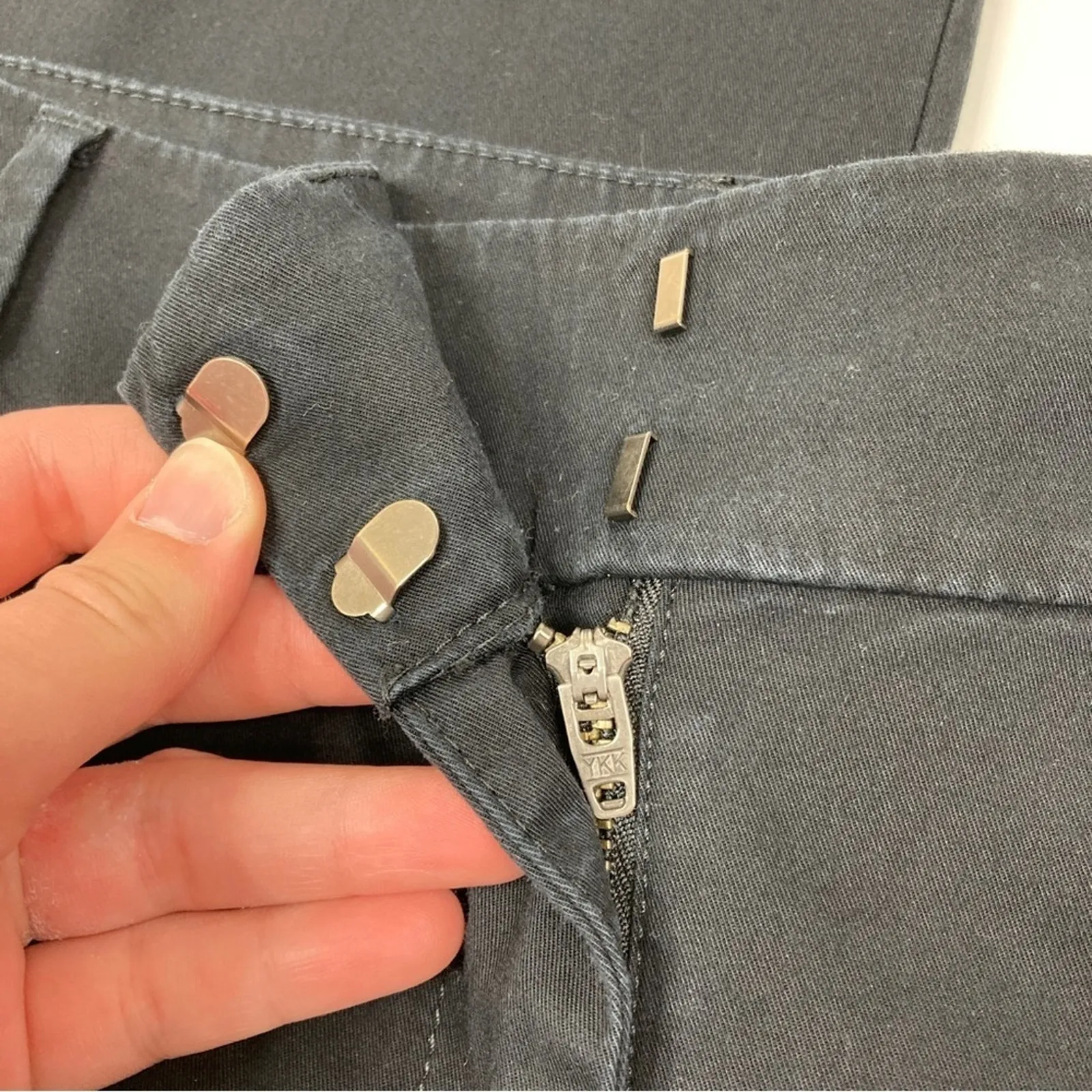 LOFT Outlet | Black Original Ankle Pant Business Casual Cotton Spandex Womens 14 - Image 2