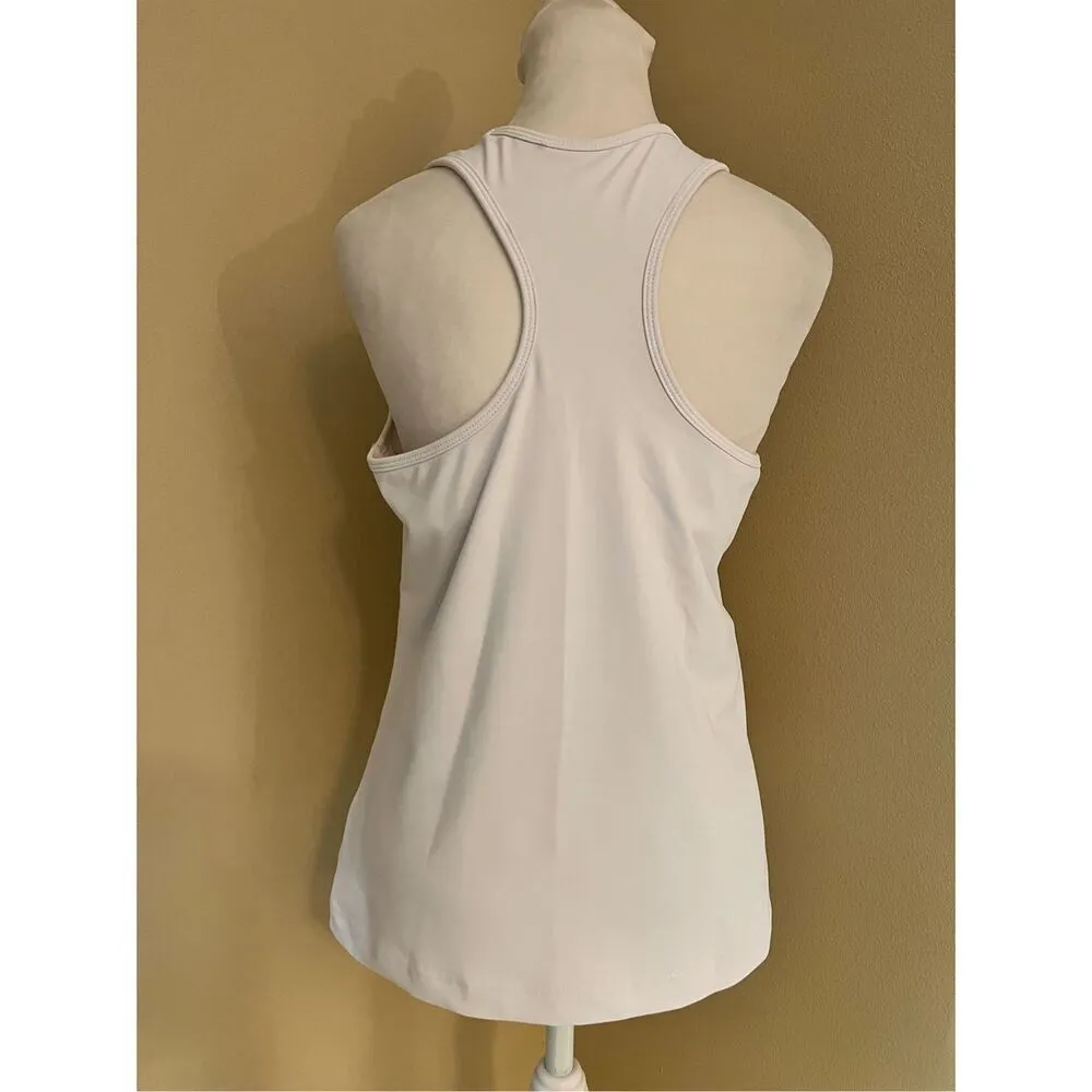 Fila Sport White Black Athletic Racerback Tank Top w Pocket Medium - Image 9