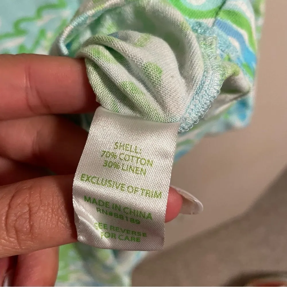 Lilly Pulitzer Harper Pom Pom Dress in Any Fins Possible- Size Small - Image 6