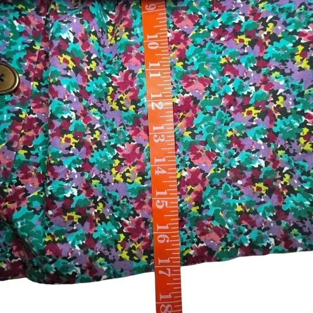 Y2K Floral Micro Mini Skirt Sz S Coquette‎ Cottagecore Preppy Vibes - Image 6