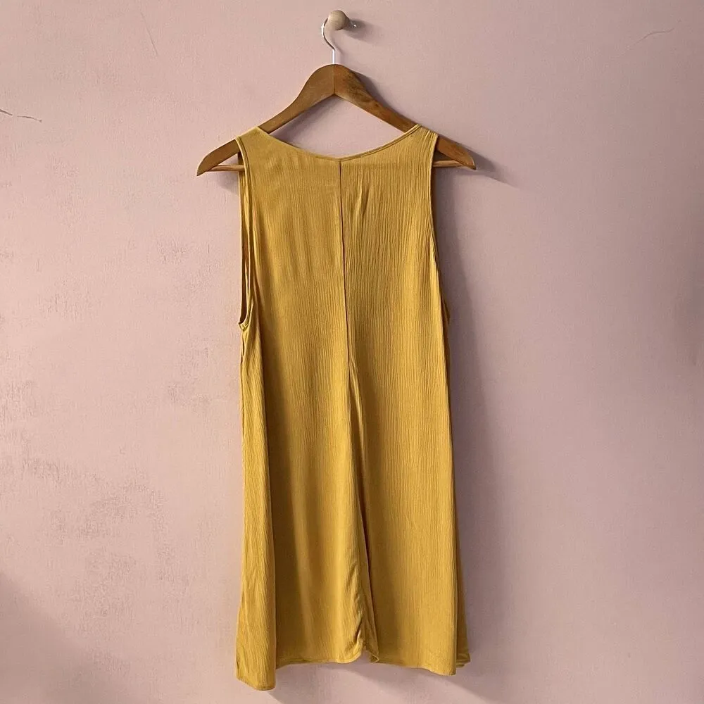 Forever 21 NWOT Mustard Yellow Tank Dress Size M - Image 3