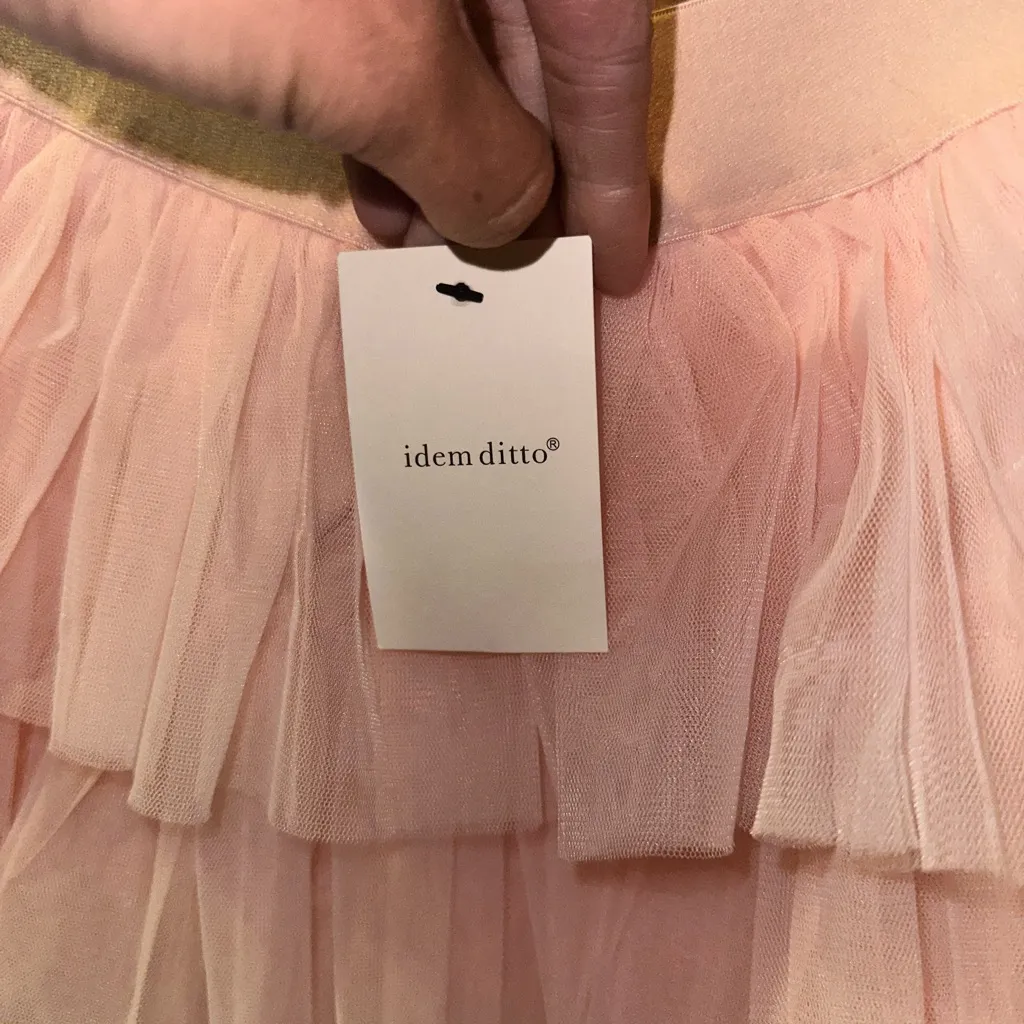 idem Ditto NWT  Pink Ruffle Skort In Blush Pink - Image 5