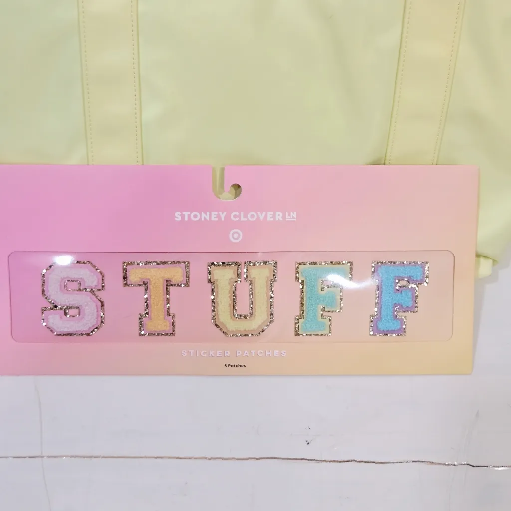 Stoney Clover lover Yellow Beach / Baby bag / tote With Wording - Image 2