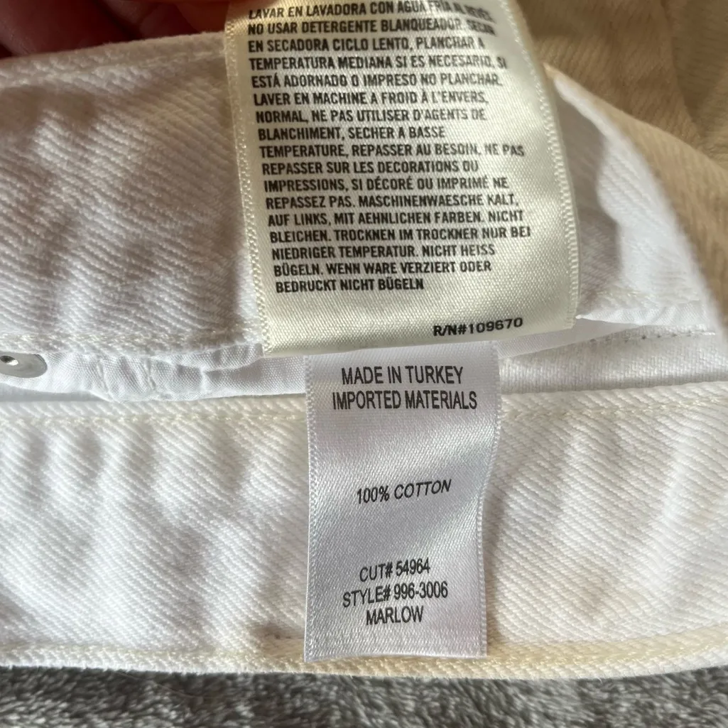 Citizens Of Humanity Women's White Harlow Denim Shorts - Image 2