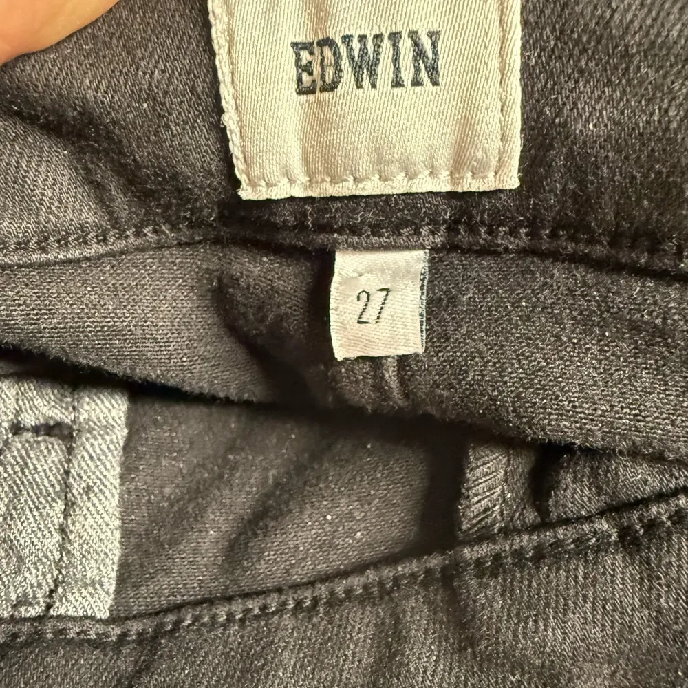 EDWIN Black Women's Jeans Size 27 - Image 7
