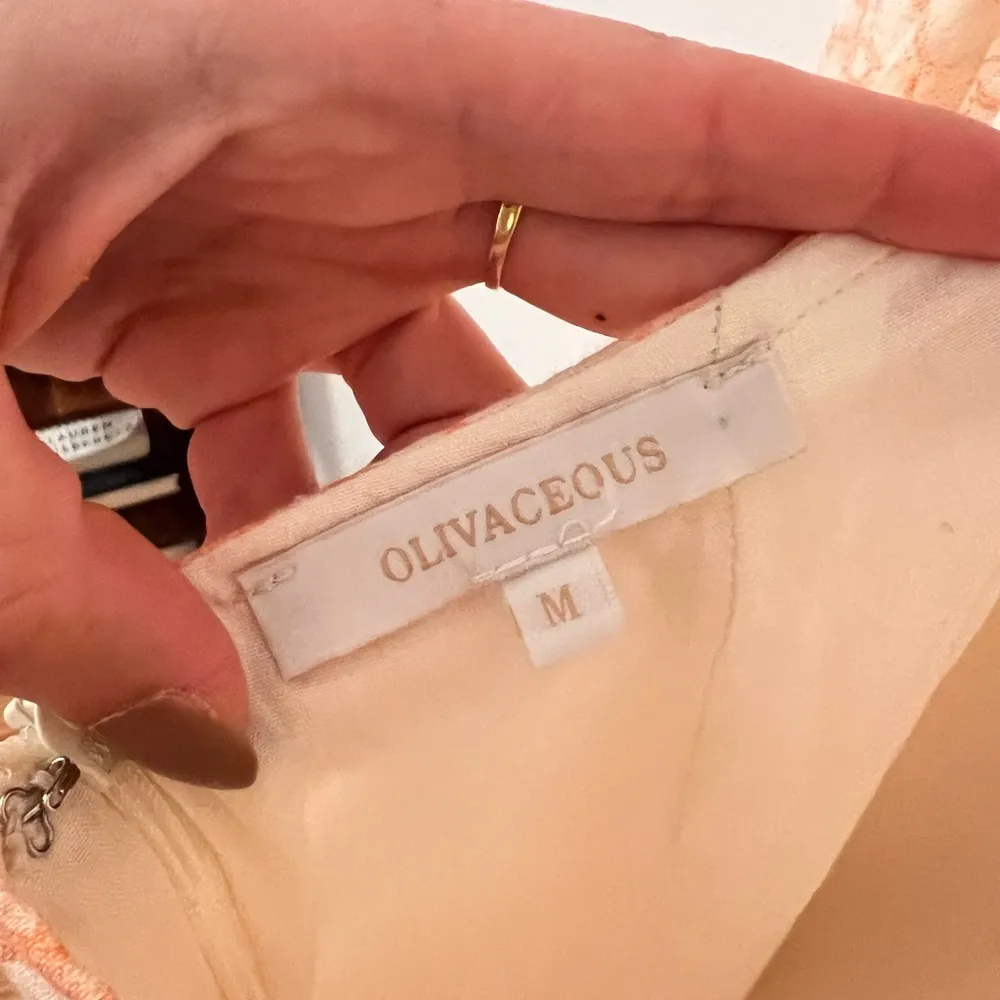 Olivaceous Dress in Orange floral pattern - Image 3