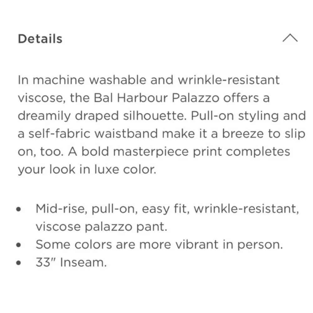 Lilly Pulitzer Bal Harbour Palazzo Pant Tropic Like Its Hot - Size: Small - Image 8