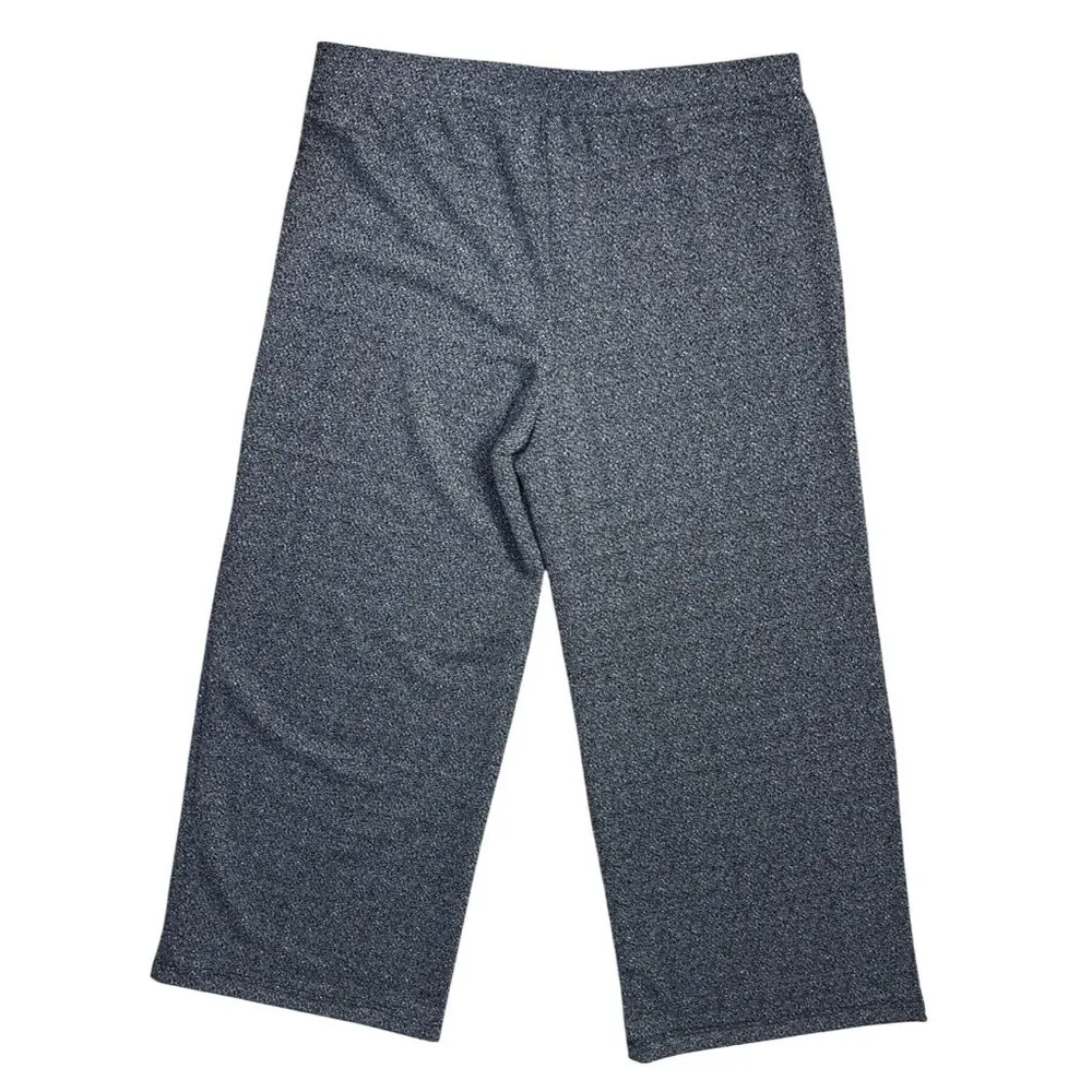 Est. 1946 Women's Boucle Pants Pull-On L Large Black White - Image 2