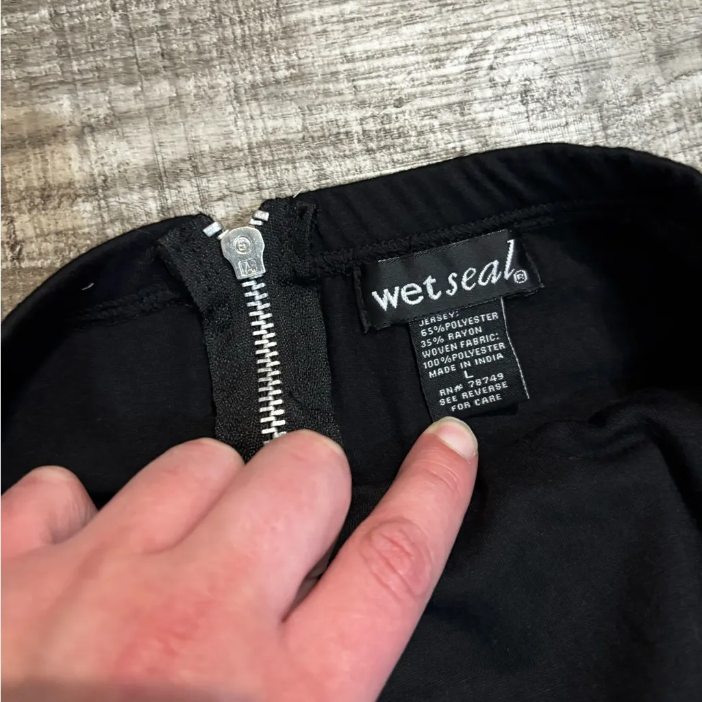 Y2K Wet Seal Heart Print Strapless Dress | Valentine / Coquette Junior’s L - Image 4