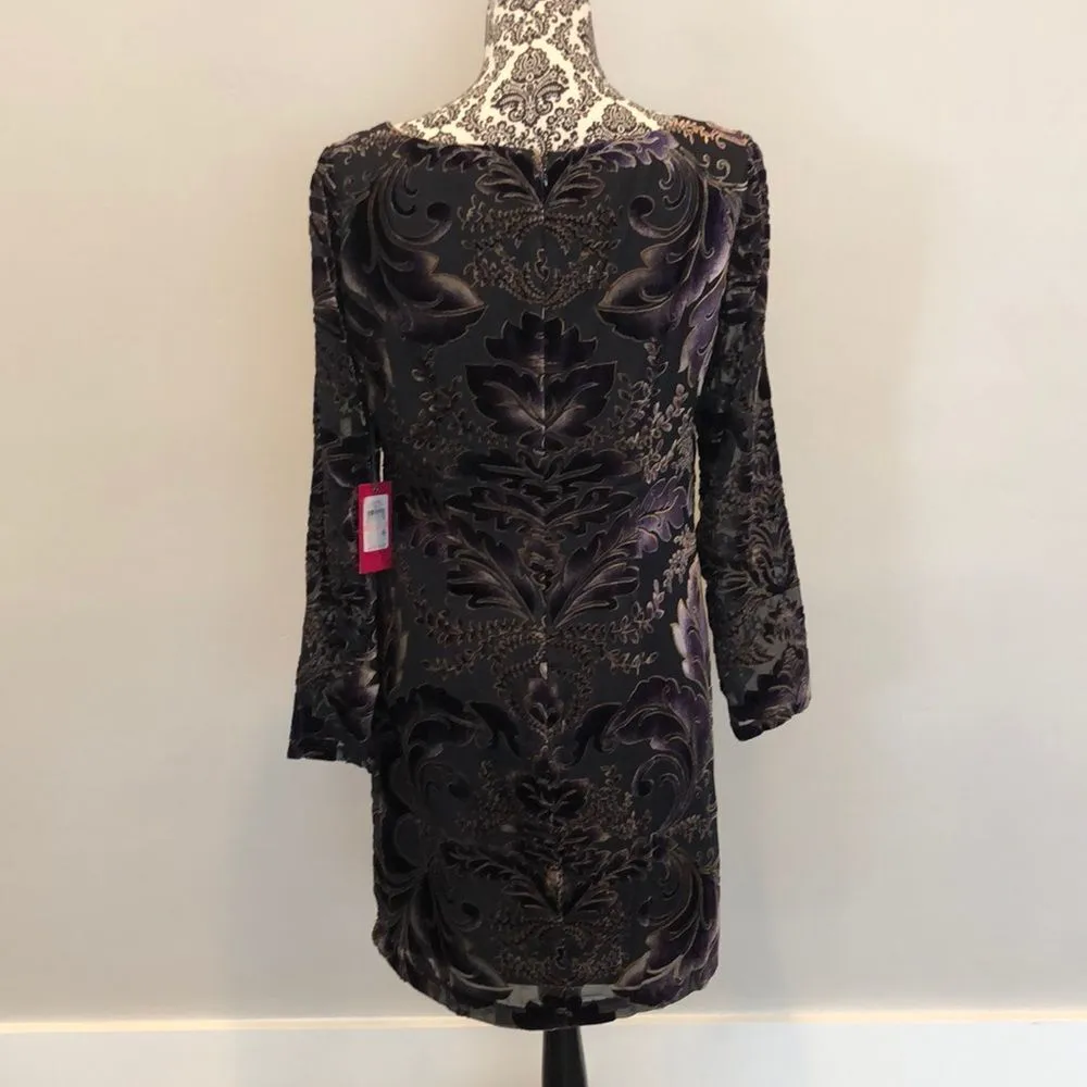 Vince Camuto Velvet-burnout Shift dress sz 10 NWT - Image 6