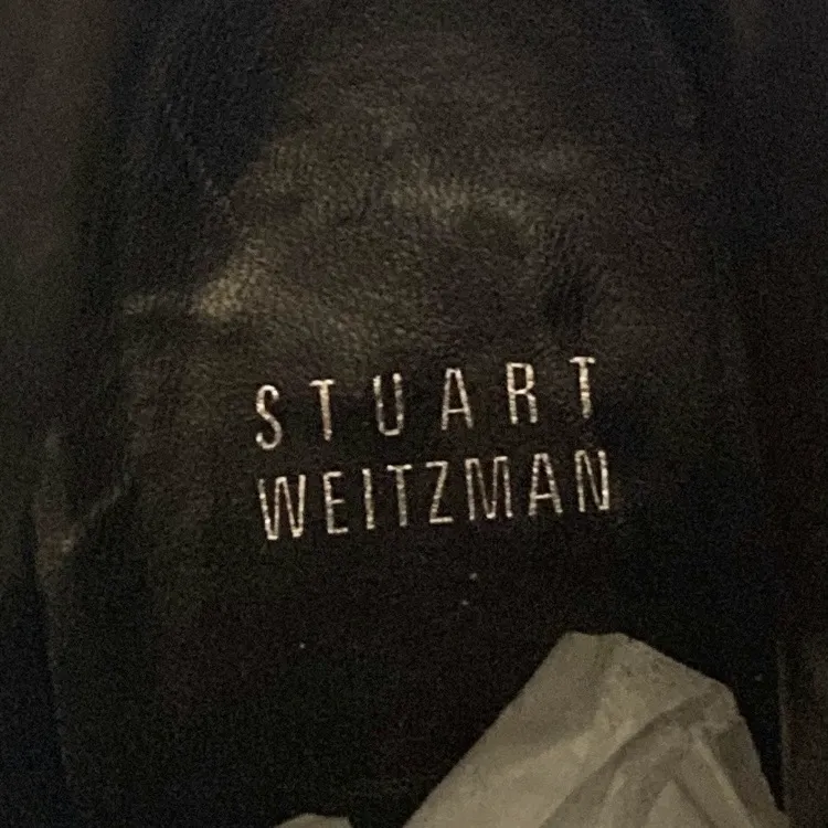 Stuart Weitzman Strapduo Ankle Boots Brown Suede Leather Buckle Size 9 - Image 7