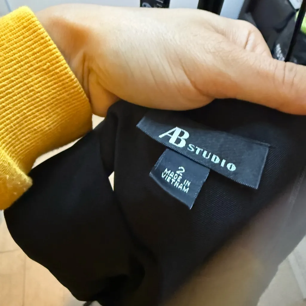 AB Studio Y2K Square Neck Little Black Dress - Image 4