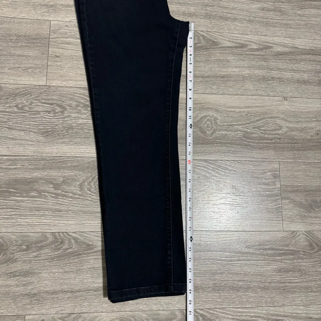 Levi's Women Black Perfectly Slimming 512 Straight Leg High Rise Jeans W32 L32 - Image 12