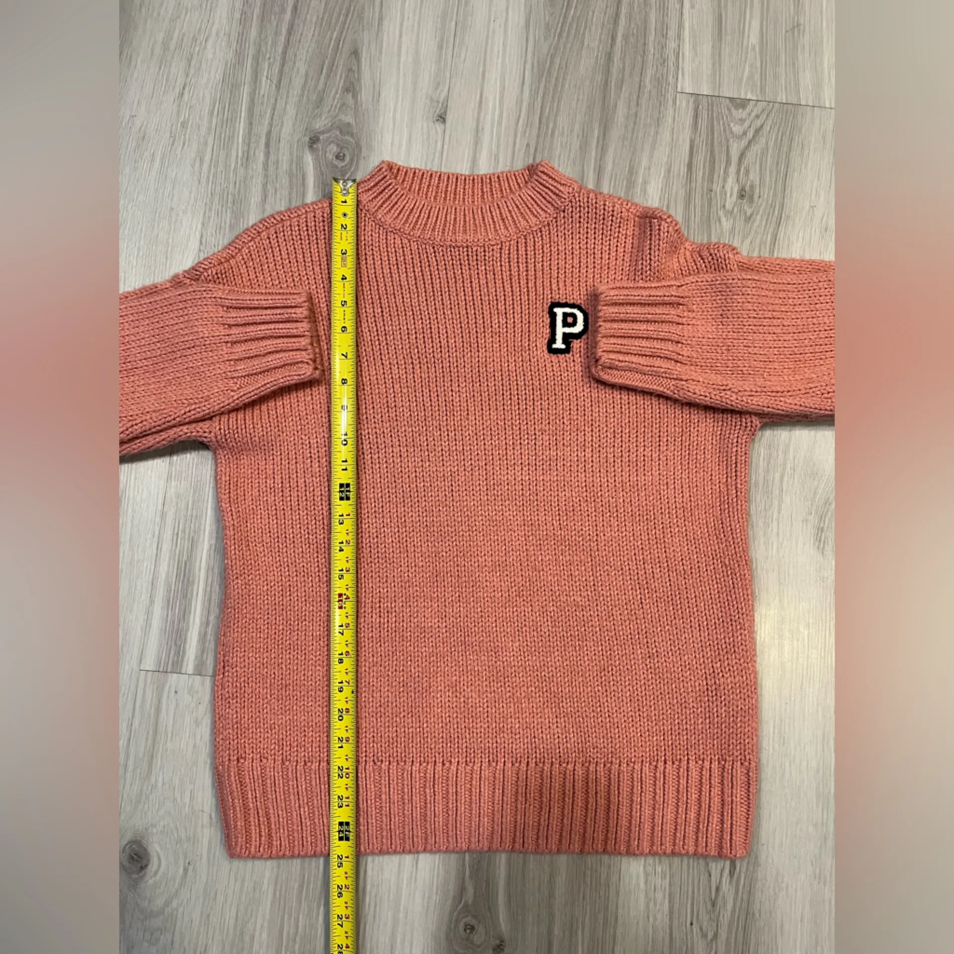 NWOT PINK Victoria's Secret Pink Crew Neck‎ Sweater with Ribbed Texture - Image 6