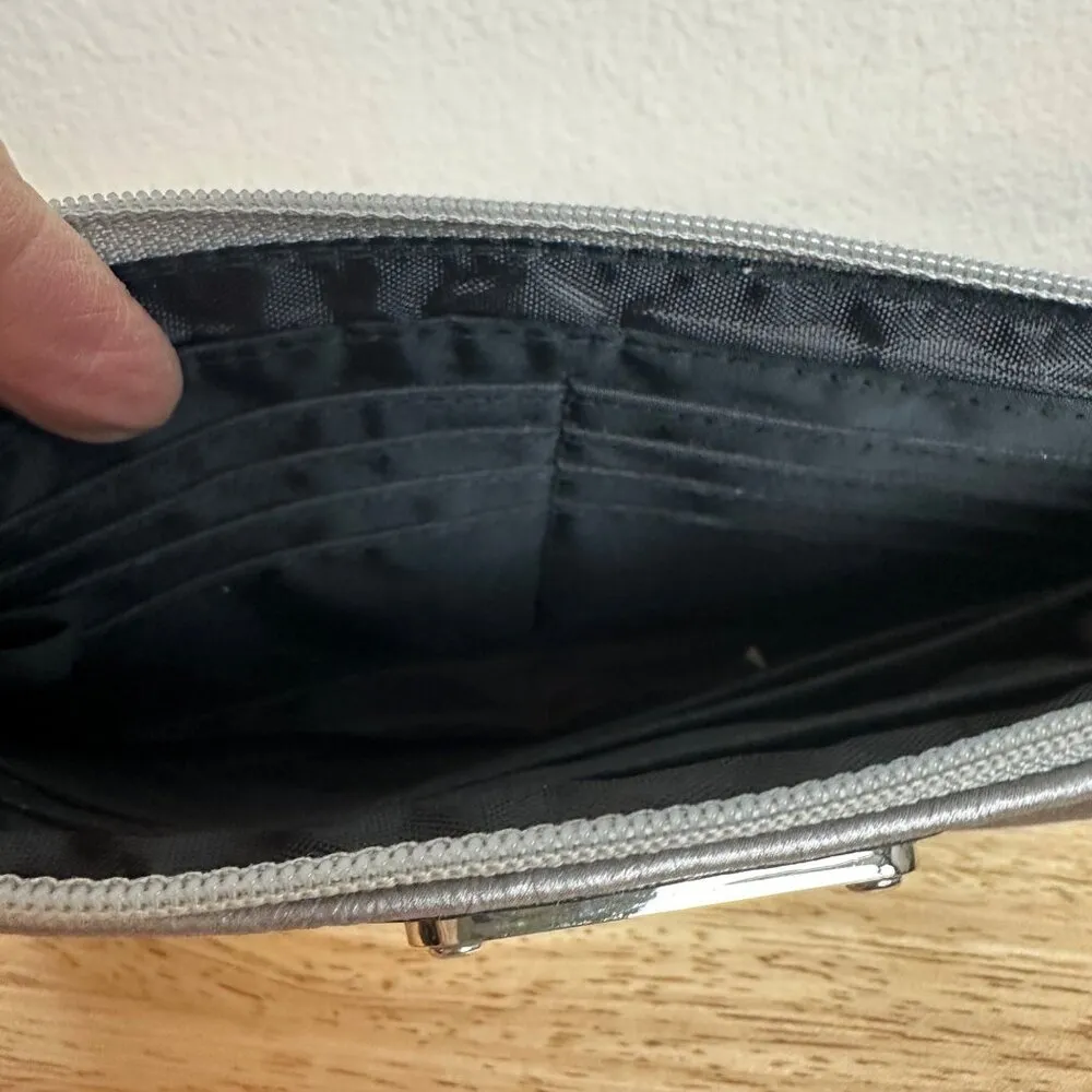 Franco Sarto Metallic Gold Falk Leather Crossbody Bag - Image 7