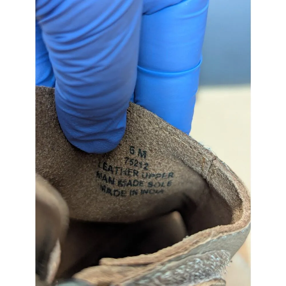 DIBA True New Year Leather Wedge Sandals Peep Toe Tan Beige Womens 6 Heels Tan - Image 5