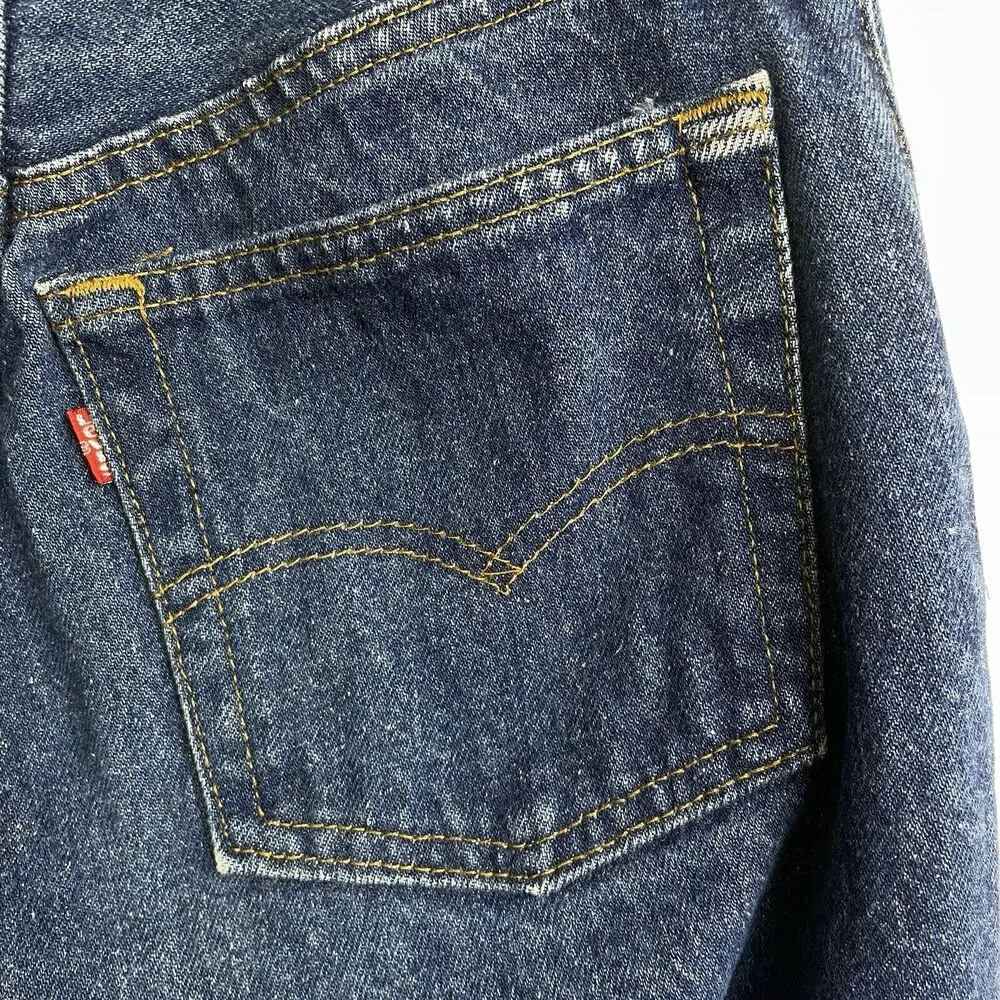 Vintage 80s Levis 501 Jeans Size 9 (25x30) Juniors Womens Denim Button Fly USA - Image 10