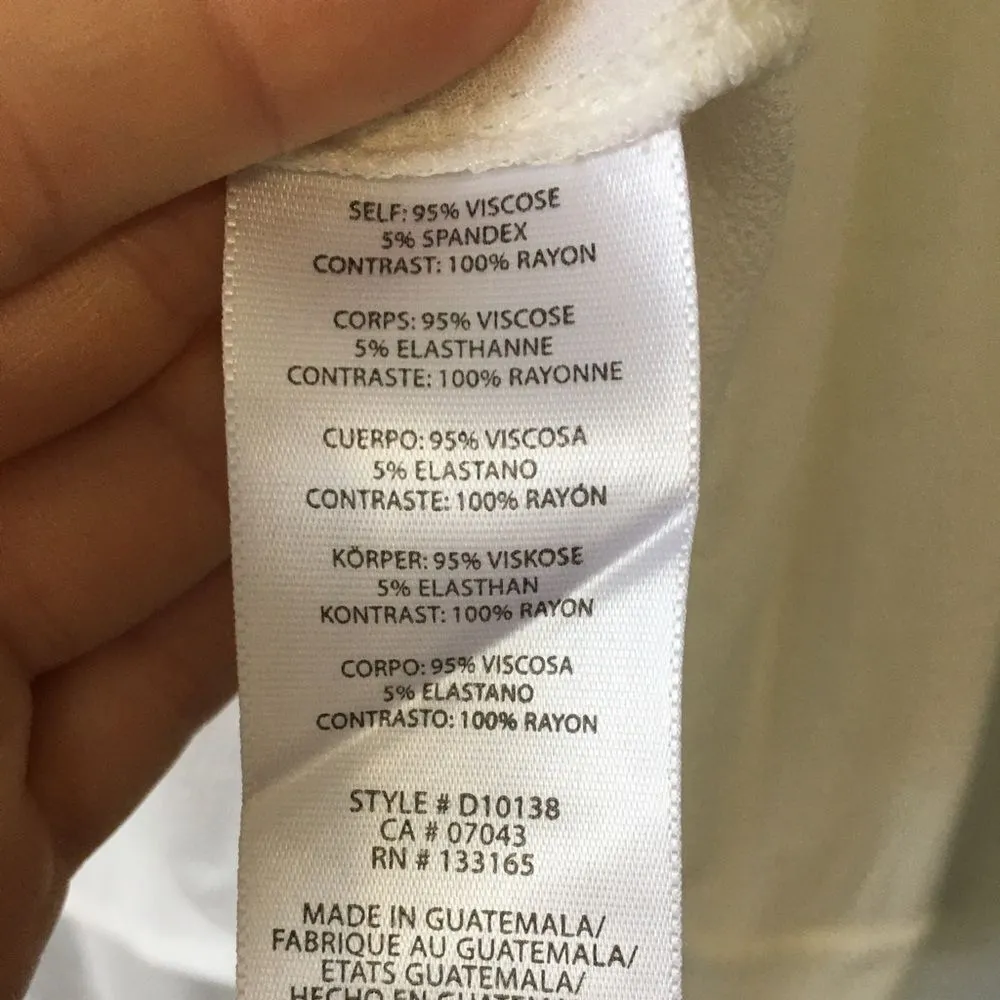 Everleigh • White Long Sleeve Button Down Flowy XS - Image 7