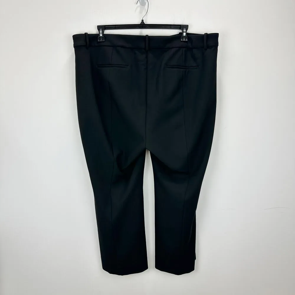 J.Crew Cropped Natalia Pant Four Season Stretch Black High Rise Office US 20 NWT - Image 11