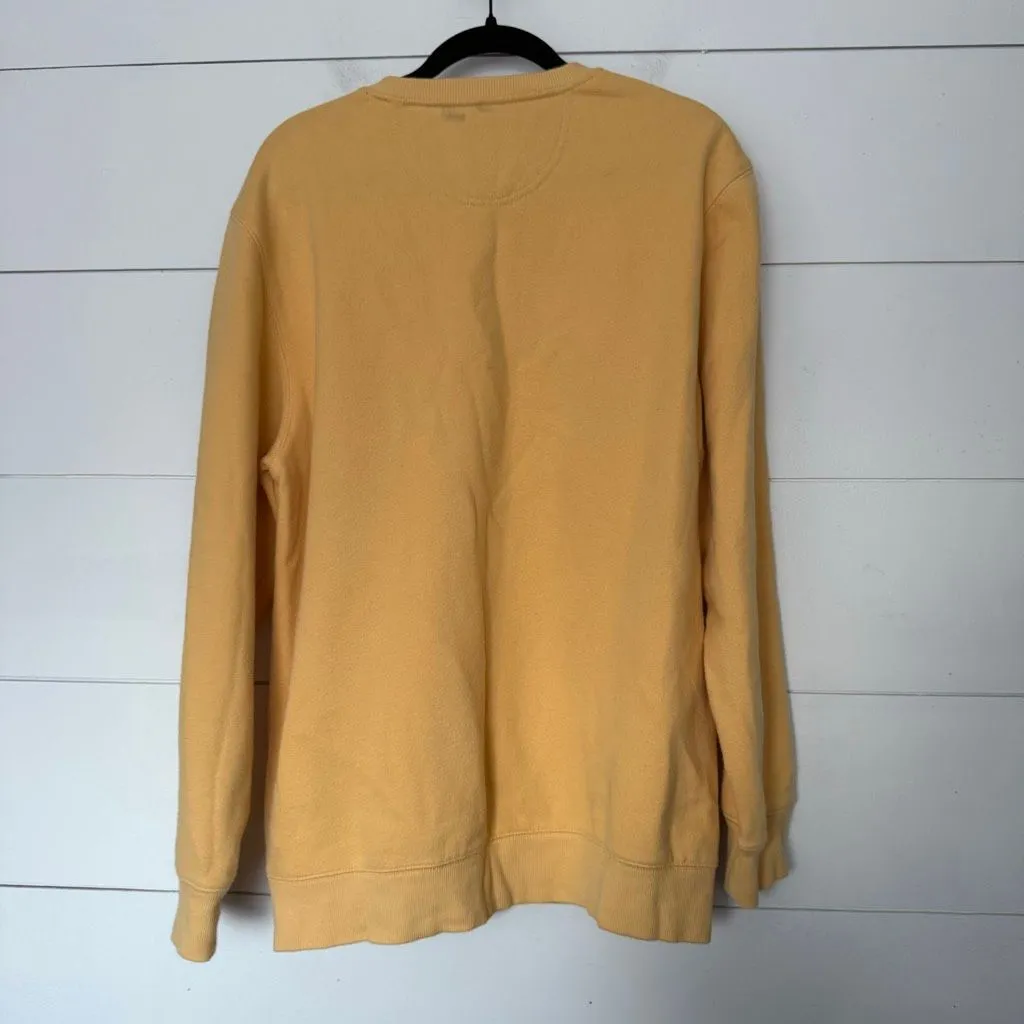 Izod Men’s Large Yellow Sweatshirt Pullover - Image 4