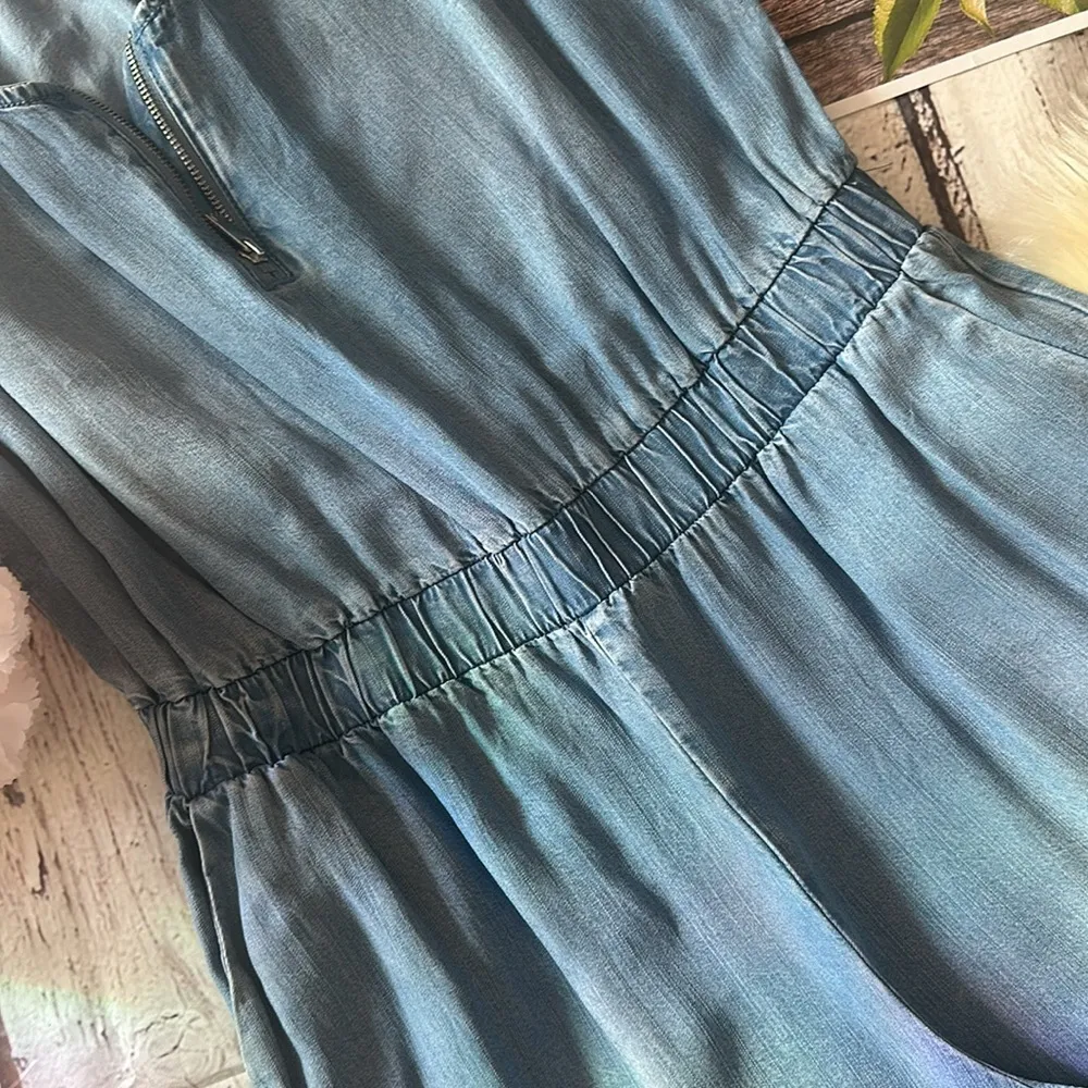 Juicy Couture Soft Denim Romper Size Large - Image 7