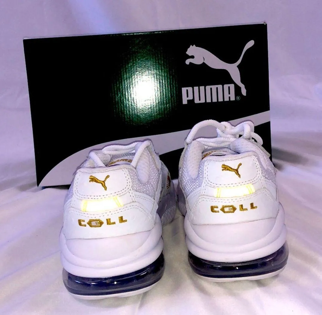 Sneakers White & Gold Venom 8.5 - Image 7