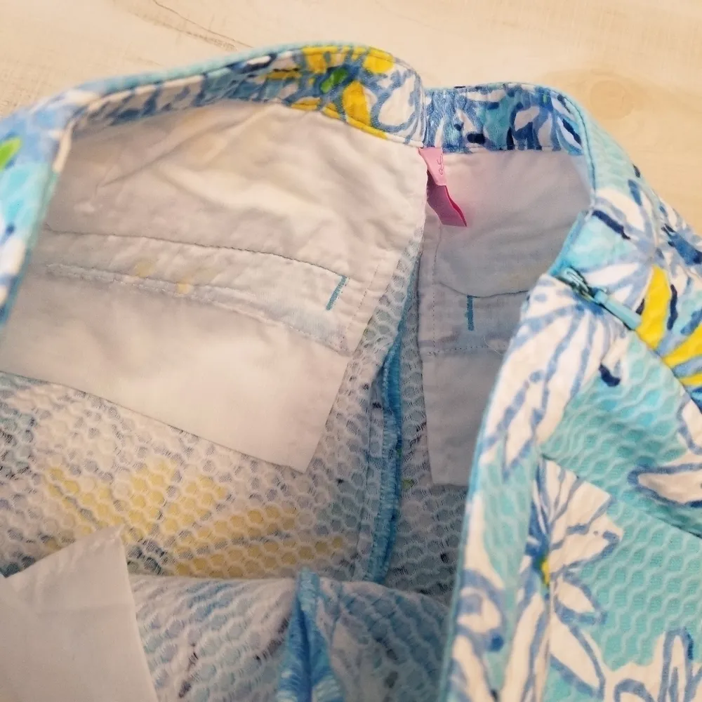 {00} LP Adie Breakwater Daisy Dance Blue Shorts - Image 7