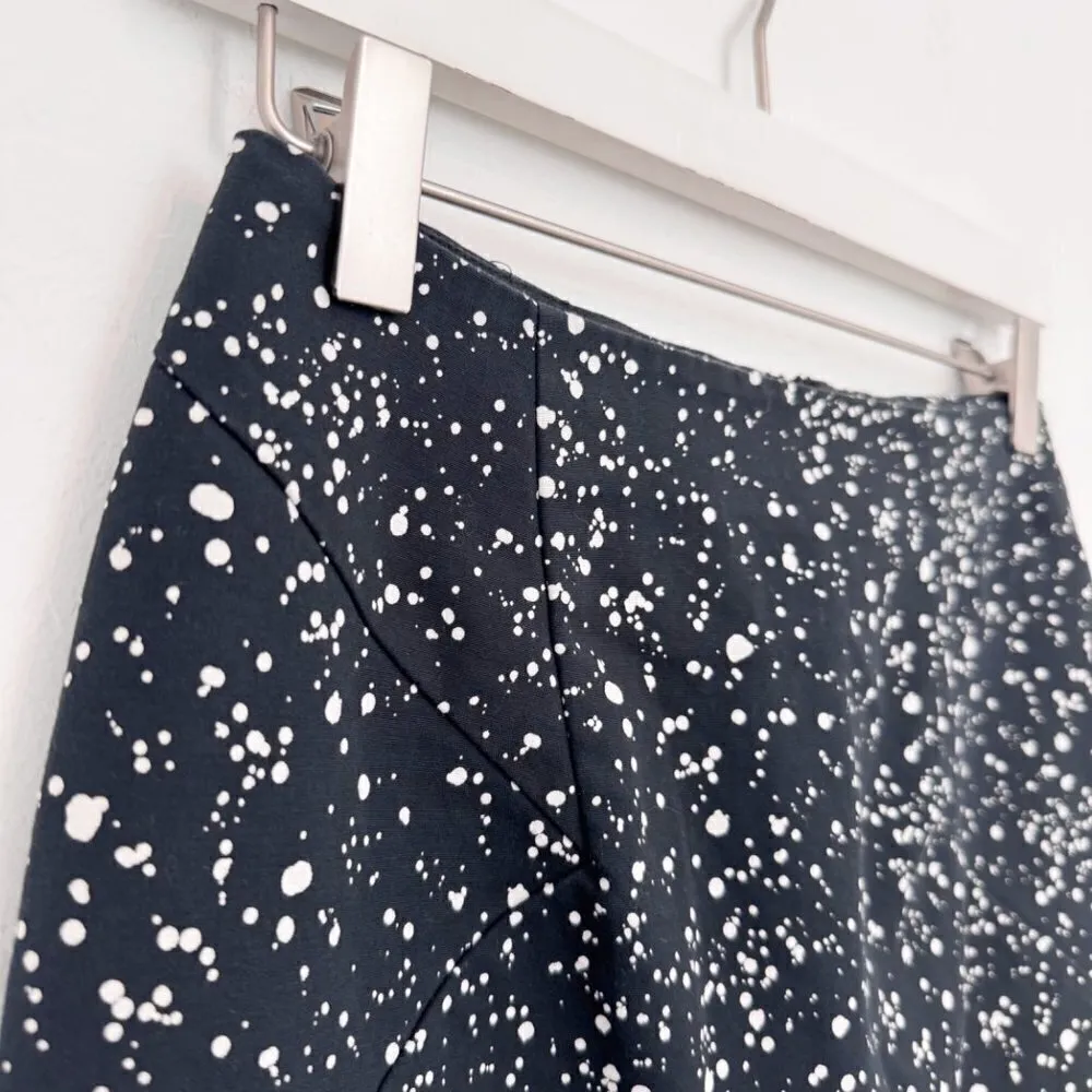 Kate Spade Womens Deer Polka Dot Mini Skirt in Black Preppy Office Size‎ 0 - Image 2