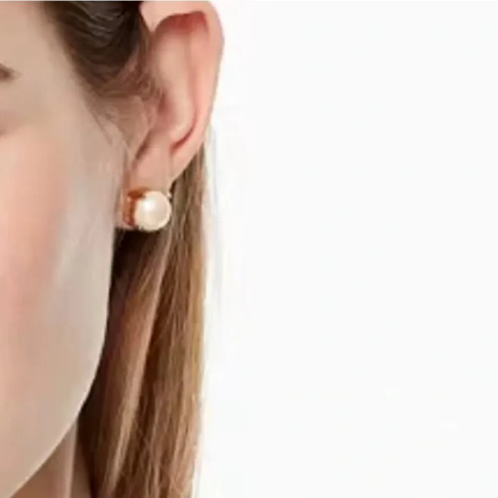 kate spade  Pearl Gumdrop Studs earrings NWT - Image 2