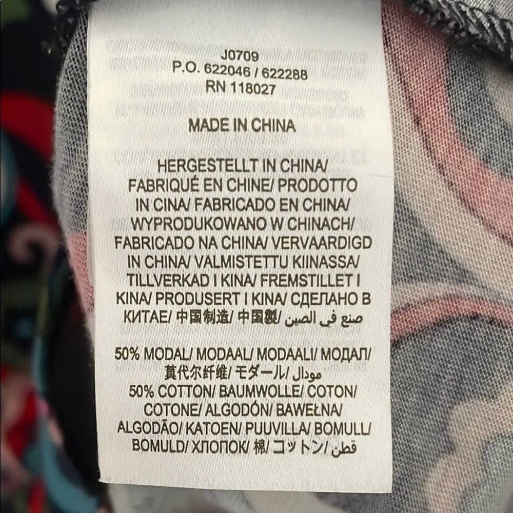 Boden Paisley Model Button Front Shirt 8 White - Image 5