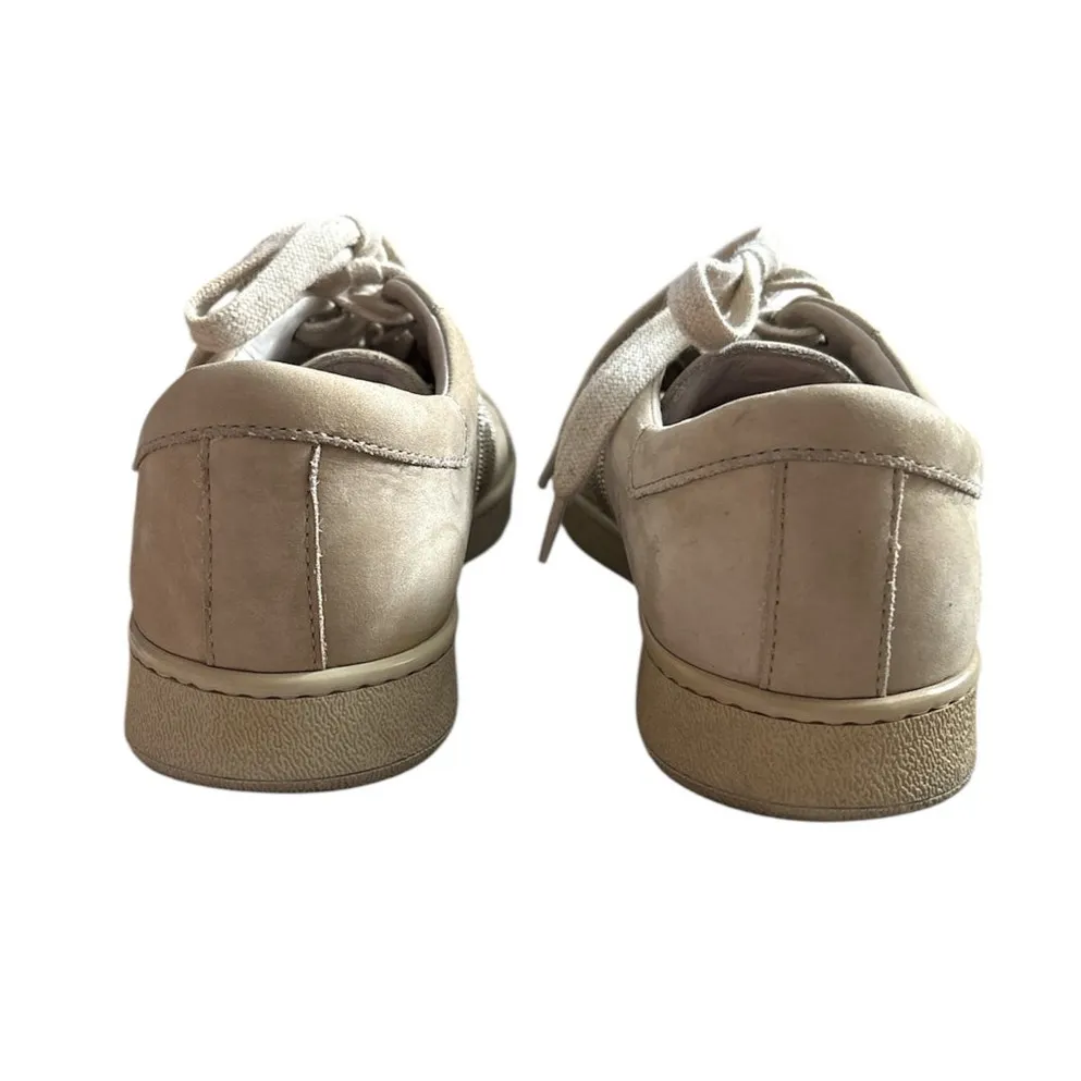 Brunello Cucinelli Suede‎ Striped Sneakers Size 7.5 US (37.5) - Image 2
